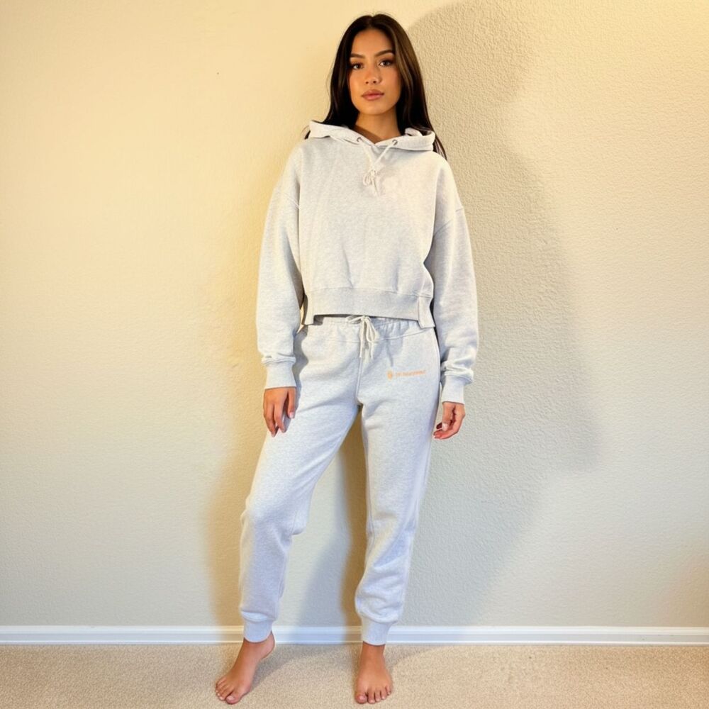 FP Movement Undefeated Set | Cropped Hoodie + Joggers | XS